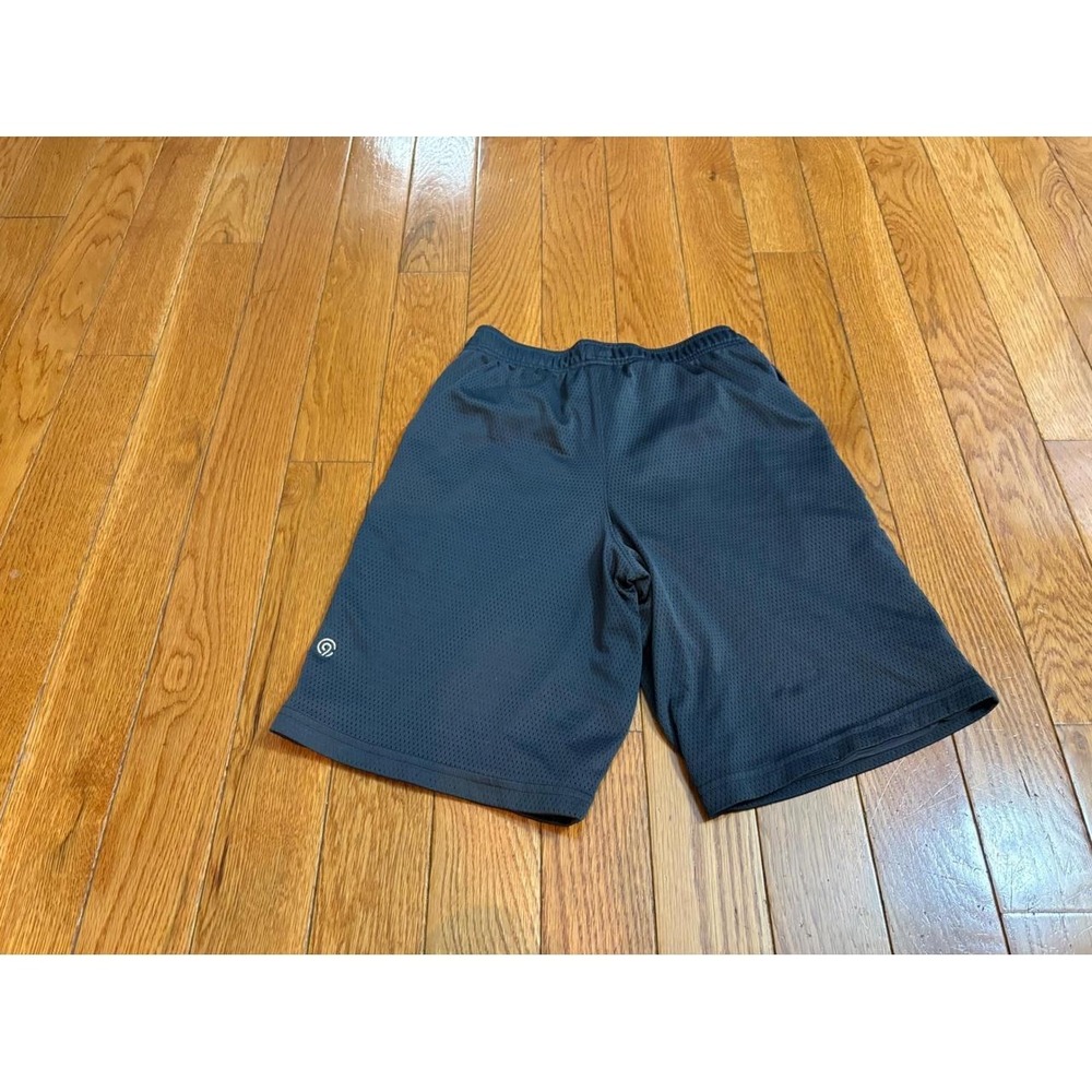 Champion Boys Black Mesh Basketball Shorts Size Large 12-14 Athletic Gym Pockets